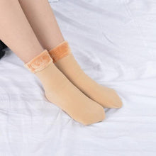 Load image into Gallery viewer, Winter Warm Thicken Thermal Socks Wool Cashmere Snow Black Skin Seamless Sock Velvet Soft Boots Floor Sleeping Socks
