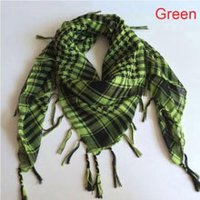 Load image into Gallery viewer, Winter Warm Unisex Fashion Lightweight Military Men Scarves Arab Tactical Desert Army Keffiyeh Scarf Military Scarves Shemagh Palestine Islamic Multifunction Tactical cotton head Scarf square Arabic Keffiyeh Wrap Bandana Women Men
