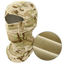 Load image into Gallery viewer, Winter Warmer Fleece Tactical Balaclava Full Face Mask Ski Paintball Running Hunting Hiking Cycling Sports Snowboard Scarf Men Motocross Summer Men Face Scarf Mask Sunscreen Dustproof Army Cycling Hunting Fishing Tactical Airsoft Hat
