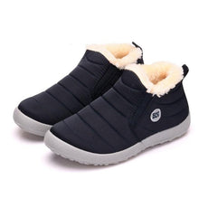 Load image into Gallery viewer, Winter Waterproof Shoes Men's Fashion Sneakers Outdoor Work Warm Shoes For Men Slip On Casual Comfortable Warm Outdoors Walking Waterproof Soft Shoes

