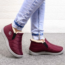 Load image into Gallery viewer, Winter Waterproof Shoes Men's Fashion Sneakers Outdoor Work Warm Shoes For Men Slip On Casual Comfortable Warm Outdoors Walking Waterproof Soft Shoes
