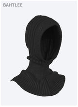 Load image into Gallery viewer, Winter Women Balaclava Wool Knitted Hat Scarf Caps Neck Warmer Hats Winter Motorcycle Mask Keep Warm Thermal Knitting Balaclava Motorbike Riding Face Mask Winter Warmed Windproof Ski Mask Cycling Hunting Fishing Tactical Airsoft Hat
