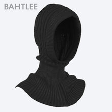Load image into Gallery viewer, Winter Women Balaclava Wool Knitted Hat Scarf Caps Neck Warmer Hats Winter Motorcycle Mask Keep Warm Thermal Knitting Balaclava Motorbike Riding Face Mask Winter Warmed Windproof Ski Mask Cycling Hunting Fishing Tactical Airsoft Hat
