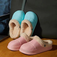 Load image into Gallery viewer, Winter Women's Slippers Warm Clogs Sandals Waterproof Slippers For Women Waterproof Slippers Fur Lined Clogs Winter Garden Shoes Warm House Family Women Shoes
