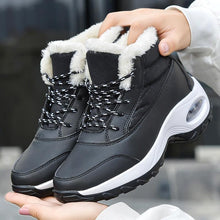 Load image into Gallery viewer, Winter Women's Sneakers Fashion Breathable Casual Running Winter Warm Anti-Slip Soft Sole Warm Fur Lined Winter Womens High Heels Sneakers
