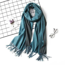 Load image into Gallery viewer, Winter Women Scarf Fashion Solid Soft  Scarves For Lady Shawls Wrap Casual Wear Travel Friendly For Winter Fall Winter Classic Warm Soft Chunky Warm Scarves Wrap Scarf
