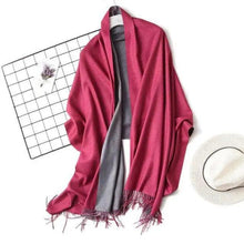 Load image into Gallery viewer, Winter Women Scarf Fashion Solid Soft  Scarves For Lady Shawls Wrap Casual Wear Travel Friendly For Winter Fall Winter Classic Warm Soft Chunky Warm Scarves Wrap Scarf
