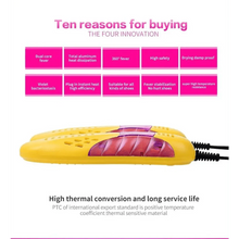 Load image into Gallery viewer, Winter Yellow Shoe Dryer Lightweight Portable Shoe Warmer Machine Heater Household Essential For Autumn
