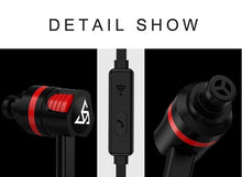 Load image into Gallery viewer, Wired in-Ear Headphones With Tangle-Free Cord Noise Isolating Bass Driven Sound Metal Earphones Carry Case Ear Bud Tips In-ear Earphone  Super Bass Sound Sport Headset With Mic for Phones Ear Phone For Women 3.5mm
