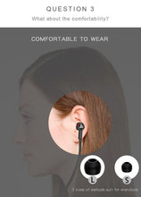 Load image into Gallery viewer, Wired in-Ear Headphones With Tangle-Free Cord Noise Isolating Bass Driven Sound Metal Earphones Carry Case Ear Bud Tips In-ear Earphone  Super Bass Sound Sport Headset With Mic for Phones Ear Phone For Women 3.5mm

