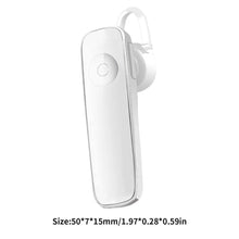 Load image into Gallery viewer, Wireless Bluetooth Earphone In-ear Single Mini Volume Control Earbud Hands Free Call Stereo Music Headset With Microphone Ultralight Earphone Hands-Free Compatible For Smart Phones
