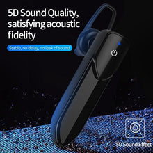 Load image into Gallery viewer, Wireless Bluetooth Headset Business Hands Free Long Standby V5.0 Earphones Waterproof Sport Earbuds With Microphone For Driving
