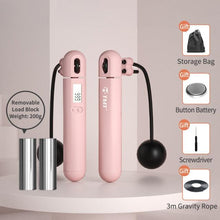 Load image into Gallery viewer, Wireless Electronic Jump Rope With Counter Speed Skipping Adjustable Soft Anti-Slip Handle Skipping Rope With Calorie Counter Adjustable Digital Jump Rope For Indoor Workout Fitness
