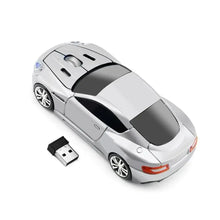 Load image into Gallery viewer, Wireless Mouse Blue Car Shaped Design 1600DPI Mouse USB Optical  Ergonomic 3D Sports Car Mice For Laptop
