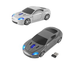 Load image into Gallery viewer, Wireless Mouse Blue Car Shaped Design 1600DPI Mouse USB Optical  Ergonomic 3D Sports Car Mice For Laptop
