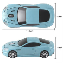 Load image into Gallery viewer, Wireless Mouse Blue Car Shaped Design 1600DPI Mouse USB Optical  Ergonomic 3D Sports Car Mice For Laptop
