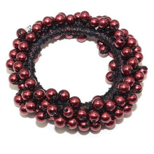 Load image into Gallery viewer, Woman Big Pearl Hair Ties Fashion Korean Style Hairband Scrunchies Girls Ponytail Holders Rubber Band Hair Accessories Ponytail Holder Accessories for Women And Girls
