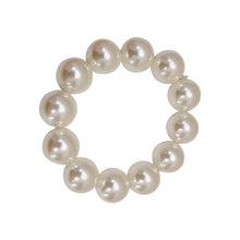 Load image into Gallery viewer, Woman Big Pearl Hair Ties Fashion Korean Style Hairband Scrunchies Girls Ponytail Holders Rubber Band Hair Accessories Ponytail Holder Accessories for Women And Girls

