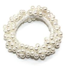 Load image into Gallery viewer, Woman Big Pearl Hair Ties Fashion Korean Style Hairband Scrunchies Girls Ponytail Holders Rubber Band Hair Accessories Ponytail Holder Accessories for Women And Girls
