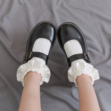 Load image into Gallery viewer, Woman Summer Ruffle Socks Short Socks Nylon Lace Socks Anime Cartoon Sweet Girls Hosiery Cosplay Costumes Accessories
