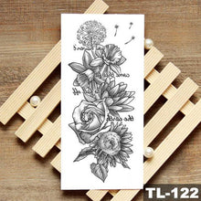 Load image into Gallery viewer, Womans Rose Flower Waterproof Temporary Tattoo Sticker For Arm Body Gorgeous Girls Tattoos
