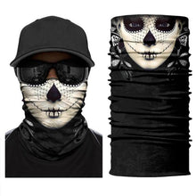 Load image into Gallery viewer, Women Balaclava Neck Gaiter Tubular Buff Bandana Scarf Headgear Bicycle Half Mask Face Cover Venom Headband Summer Men Beanie Hat Windproof Head Scarves Neck Warmer Cycling Camping Hiking Men Women Fashion Magic Scarves Turban Outdoor Headband

