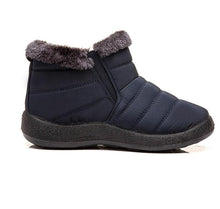 Load image into Gallery viewer, Women Boots Fashion Waterproof Snow Boots For Winter Casual Lightweight Ankle Warm Winter Boots Fur Lined Warm Ankle Boots Slip On Waterproof Shoes Comfortable Soft Design For Female
