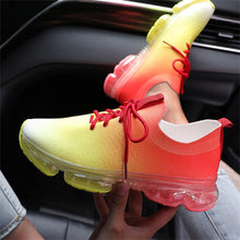 Load image into Gallery viewer, Women Breathable Sneakers Autumn New Lace Up Casual Shoes Outdoor Sport Walking Athletic Tennis Shoes Air Cushion Lightweight Sneakers Lace Up Sport Running Sneakers
