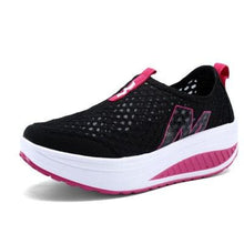 Load image into Gallery viewer, Women Casual Sneakers Sport Fashion Height Increasing Woman Breathable Air Mesh Sneakers Platform Tennis Walking Sneakers Comfortable Lightweight Casual Fitness Shoes
