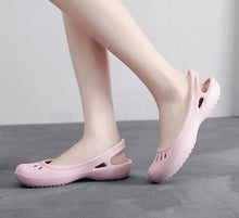Load image into Gallery viewer, Women Clogs Modern Sandals Home Non-slip Summer Shoes Flat Slippers Plastic Waterproof Garden Shoes Classic Clog Casual Slip On Water Shoe Sandal Indoor Outdoor Slipper
