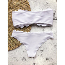 Load image into Gallery viewer, Women Dot Bikini Women Two Piece Swimsuit Women's Bikini Set Swimsuit Micro Strapless 2 Piece Bathing Suit Tie Side Bikini Bottoms Push Up Swimwear Bathing Suit Beach Wear Swimming Suit
