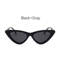 Load image into Gallery viewer, Women Elegant Black Summer Sunglasses Stylish New Popular Cat Eye Design Sunglasses For Woman New Small Eyewear Shades For Women Retro Summer Design Glasses
