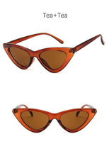 Load image into Gallery viewer, Women Elegant Black Summer Sunglasses Stylish New Popular Cat Eye Design Sunglasses For Woman New Small Eyewear Shades For Women Retro Summer Design Glasses
