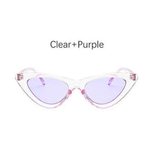 Load image into Gallery viewer, Women Elegant Black Summer Sunglasses Stylish New Popular Cat Eye Design Sunglasses For Woman New Small Eyewear Shades For Women Retro Summer Design Glasses
