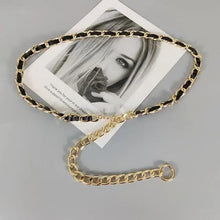 Load image into Gallery viewer, Women Elegant Elastic Stretch Wide Dress Belt  Big Chain Waistbands For Women Luxury Party Belts For Dresses
