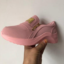 Load image into Gallery viewer, Women Elegant Sneakers Thick Bottom Women Casual Shoes Athletic Road Running Mesh Breathable Casual Sneakers Lace Up Comfort Sports Sneakers
