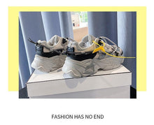 Load image into Gallery viewer, Women Fashion Sneakers Casual Leather Sports Shoes Sneakers Comfortable Walking Footwear Fashion New Lightweight Casual Thick Sneakers
