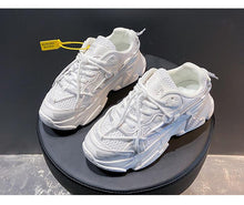 Load image into Gallery viewer, Women Fashion Sneakers Casual Leather Sports Shoes Sneakers Comfortable Walking Footwear Fashion New Lightweight Casual Thick Sneakers
