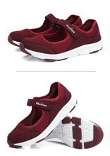 Load image into Gallery viewer, Women Flat Casual Fashion Breathable Mesh Tenis Shoes Women Summer Flat Soft Fashion Lightweight Slip-On Super Light Women Shoes
