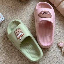 Load image into Gallery viewer, Women Flip Flops Indoor Soft Non Slip Slippers Summer Fashion New Flat Beach Casual Cats Dogs Shoes Open Toe Soft Slippers Soft Shower Bath Pool Gym House Slipper
