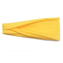 Load image into Gallery viewer, Women Headband Solid Color Twist Cotton Wide Turban Twisted Knotted Headwrap Girls Hairband Fashion Scrunchies Gorgeous Hair Accessories For Women
