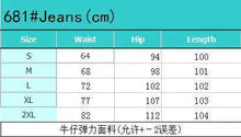 Load image into Gallery viewer, Women High Waist Stretch Hip Lift Denim Skinny Pants Jeans Full Length Sexy Slim Bleachded Solid Color Pants
