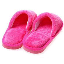 Load image into Gallery viewer, Women Home Slippers Autumn Winter Warm Furry Plush Shoes Indoor Bedroom Light EVA Couple Cotton Slipper House Memory Foam Slippers Furry Faux Fur Lined Bedroom Shoes
