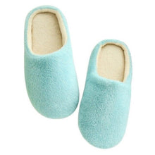 Load image into Gallery viewer, Women Indoor House Plush Soft Cute Cotton Slippers Shoes Non-slip Floor Home Slippers Slides For Bedroom Memory Foam Slippers Scuff Outdoor Indoor Warm Plush Bedroom Shoes With Fur Lining
