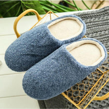 Load image into Gallery viewer, Women Indoor House Plush Soft Cute Cotton Slippers Shoes Non-slip Floor Home Slippers Slides For Bedroom Memory Foam Slippers Scuff Outdoor Indoor Warm Plush Bedroom Shoes With Fur Lining
