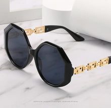 Load image into Gallery viewer, Women Large Hexagon Inspired Sunglasses Fashionable Big Frame &amp; Polygonal Ladies Sunglasses Classic Retro Shape Street Shooting Sunglasses For Men And Women Sunglasses
