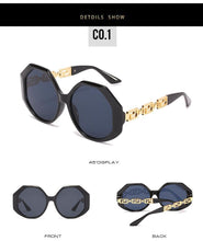 Load image into Gallery viewer, Women Large Hexagon Inspired Sunglasses Fashionable Big Frame &amp; Polygonal Ladies Sunglasses Classic Retro Shape Street Shooting Sunglasses For Men And Women Sunglasses

