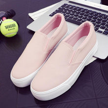 Load image into Gallery viewer, Women Leather Espadrilles Spring Trend Casual Flats Sneakers New Fashion Comfort Slip-on Platform Vulcanized Shoes Women Casual Fashionable Sports Espadrilles
