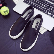 Load image into Gallery viewer, Women Leather Espadrilles Spring Trend Casual Flats Sneakers New Fashion Comfort Slip-on Platform Vulcanized Shoes Women Casual Fashionable Sports Espadrilles
