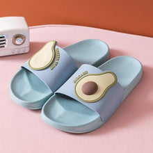 Load image into Gallery viewer, Women Men Summer Slippers Casual Sandals Beach Slides Fruits Avocado Flip Flops Non-Slip Soft Sole Bathroom Shoes Open Toe Soft Slippers Non-Slip Soft Shower Spa Bath Pool Gym House Sandals
